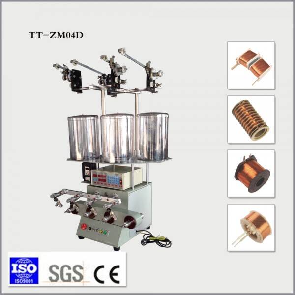 PLC+CNC Control Flat Winding Machine TT-ZM04D, Automatic Ceiling Fan Winding Machine
