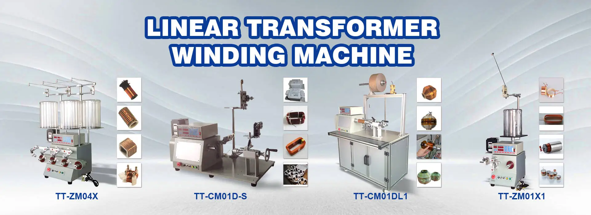 Linear transformer winding machine